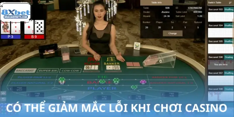 Có hạn chế được mắc sai lầm khi chơi Casino 8XBET không? Có hạn chế được mắc sai lầm khi chơi Casino 8XBET không?